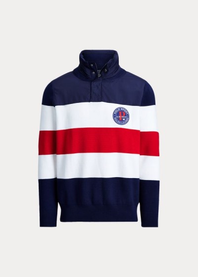 Men's Polo Ralph Lauren Hybrid Hooded Sweater | 672154JUV